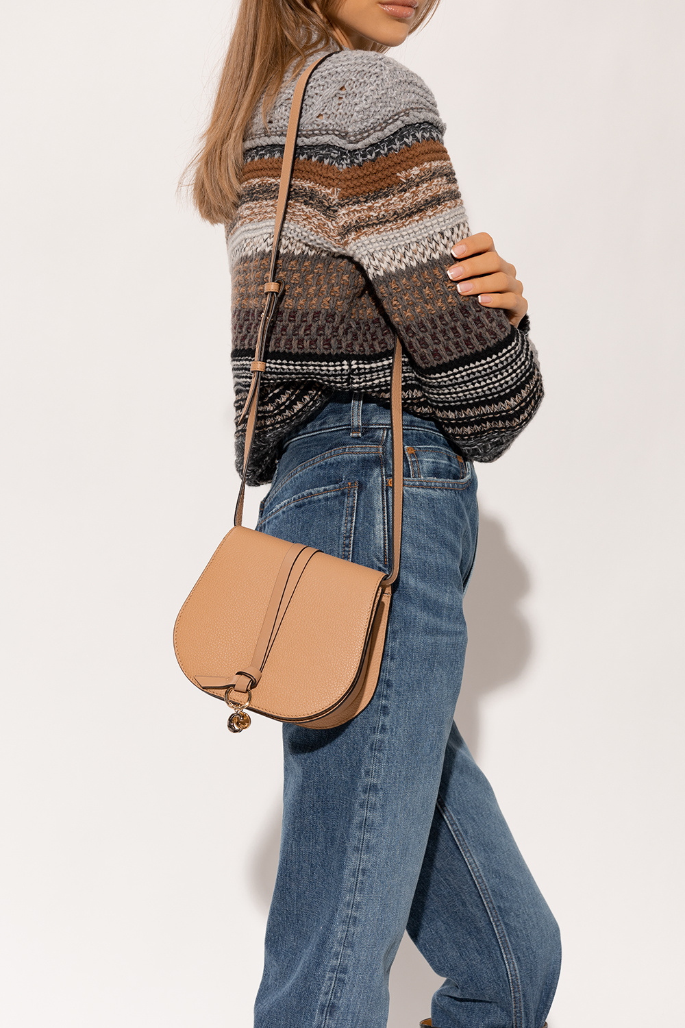 Brown 'Alphabet Mini' shoulder bag Chloé - see by chloe mini pineapple  trifold wallet item - SchaferandweinerShops Switzerland